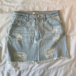 Light Wash Denim Skirt (never been worn)